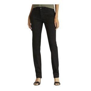 FINAL MARKDOWN Lee Regular Fit Straight Leg Mid-Rise Black Jeans, size 6